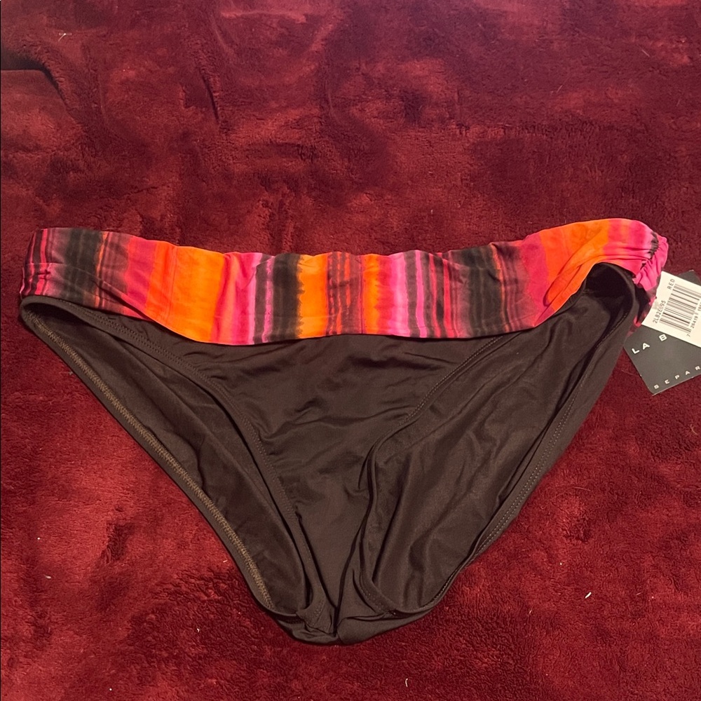 NWT LA Blanca bikini bottoms pink, orange, red, & black